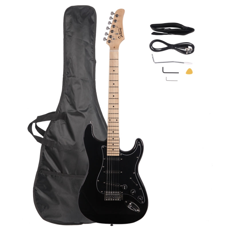 Glarry GST Electric Guitar - Black