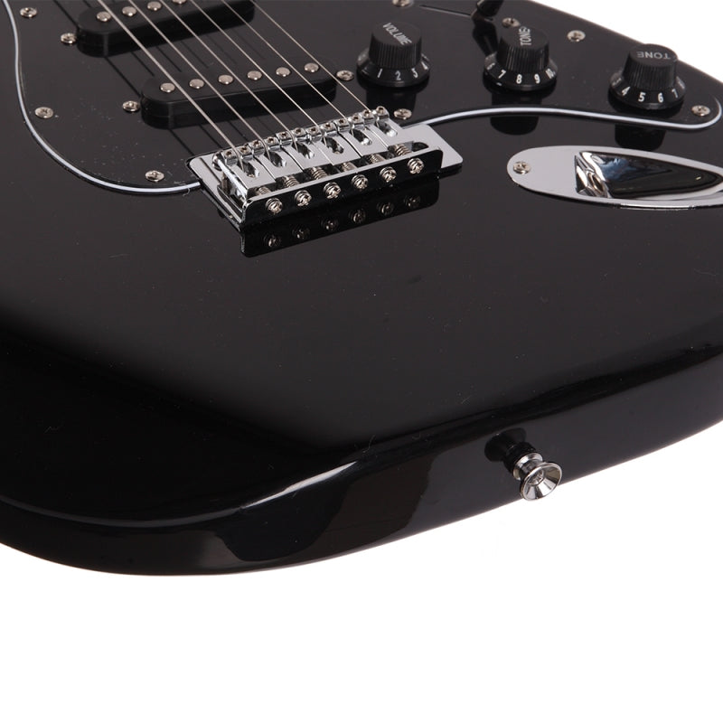 Glarry GST Electric Guitar - Black