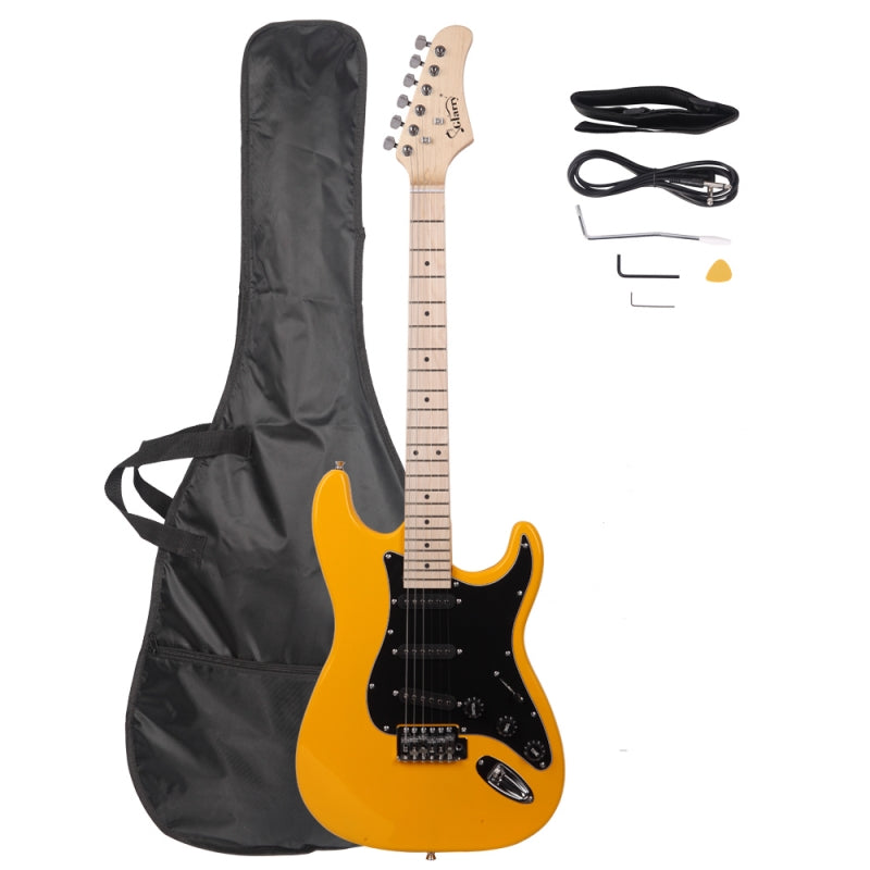 Glarry GST Electric Guitar - Yellow