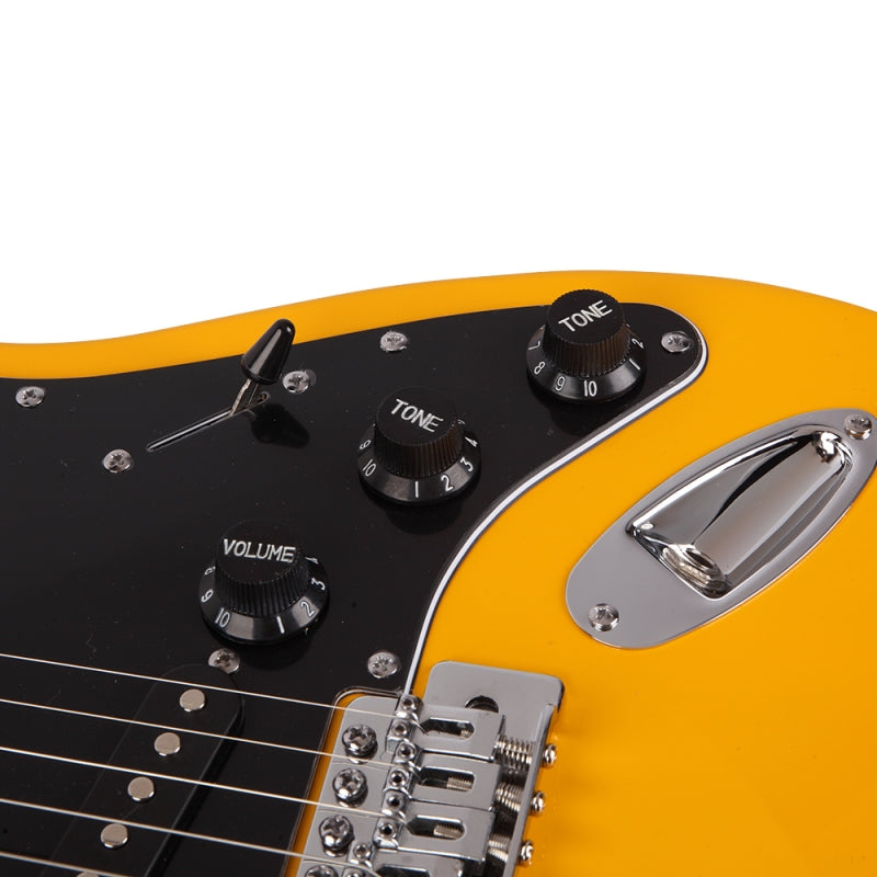 Glarry GST Electric Guitar - Yellow
