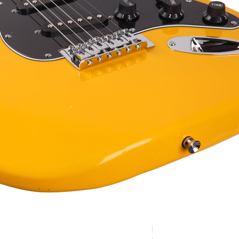 Glarry GST Electric Guitar - Yellow