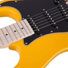 Glarry GST Electric Guitar w/20W Amplifier - Yellow