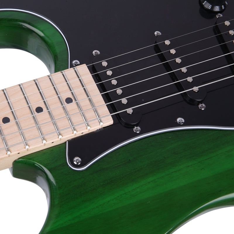 Glarry GST Electric Guitar - Green