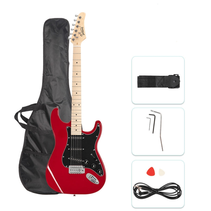 Glarry GST Electric Guitar - Red