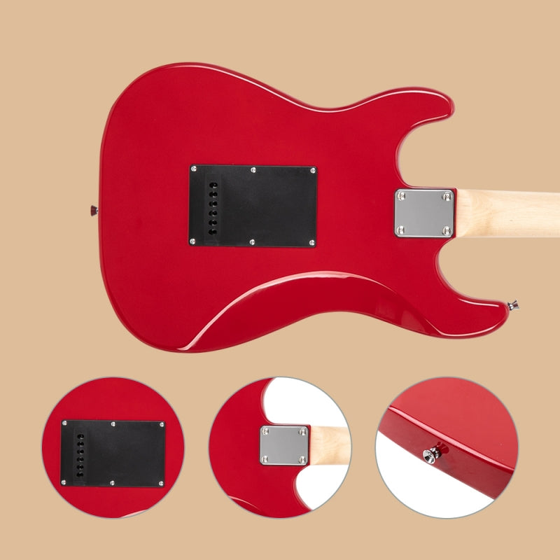 Glarry GST Electric Guitar - Red