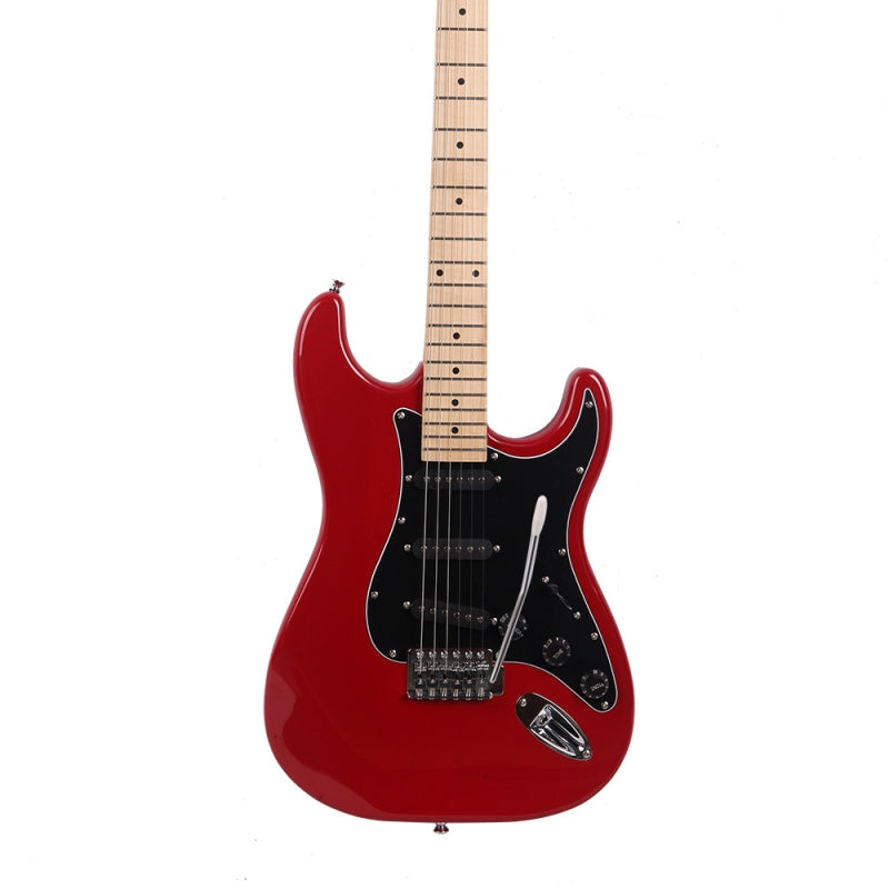 Glarry GST Electric Guitar w/20W Amplifier - Red