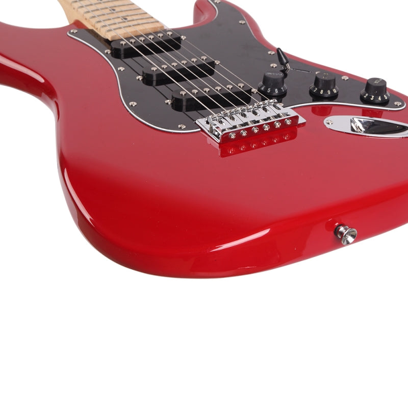 Glarry GST Electric Guitar w/20W Amplifier - Red