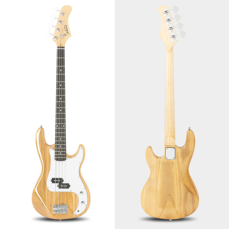 Glarry GP Electric Bass Guitar - Burlywood