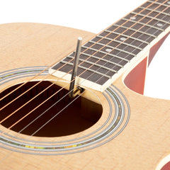 Glarry GT501 40 Inch Cutaway Auditorium Acoustic Guitar Matte Spruce Front Folk - Burlywood