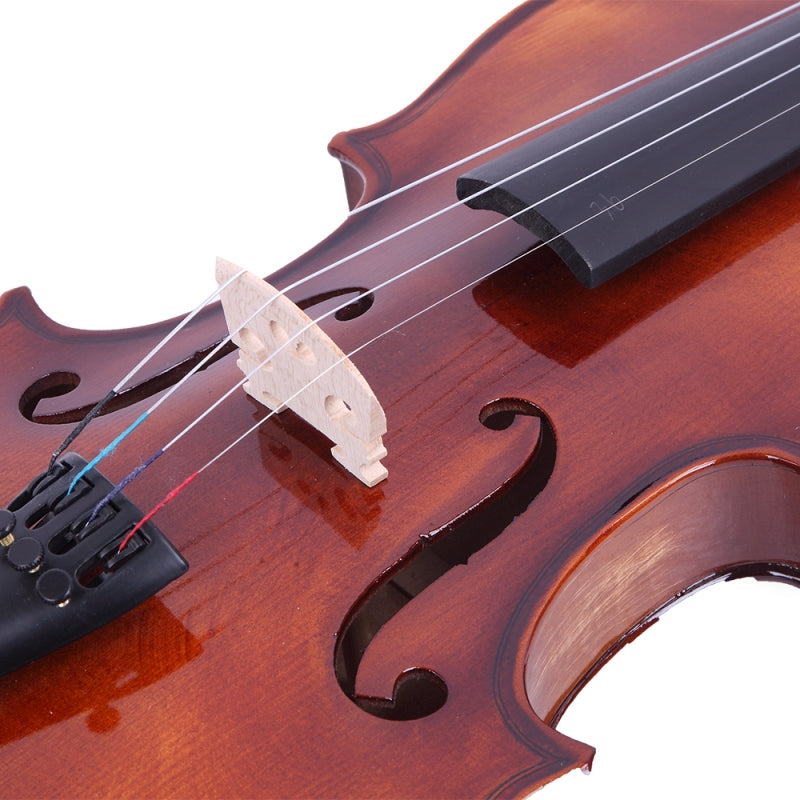 Glarry GV201 4/4 Antiqued Bright Solid Wood Violin