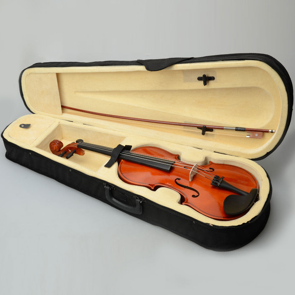 Szzzp 16" Acoustic Viola Case Bow Rosin Nature Color