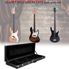 Szzzp High Grade Electric Guitar Square Hard Case Flat Black
