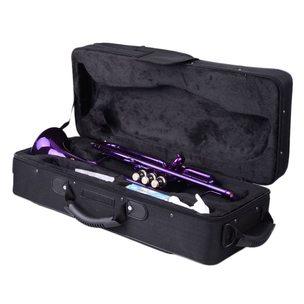 Szzzp Brass B Flat Trumpet Violet