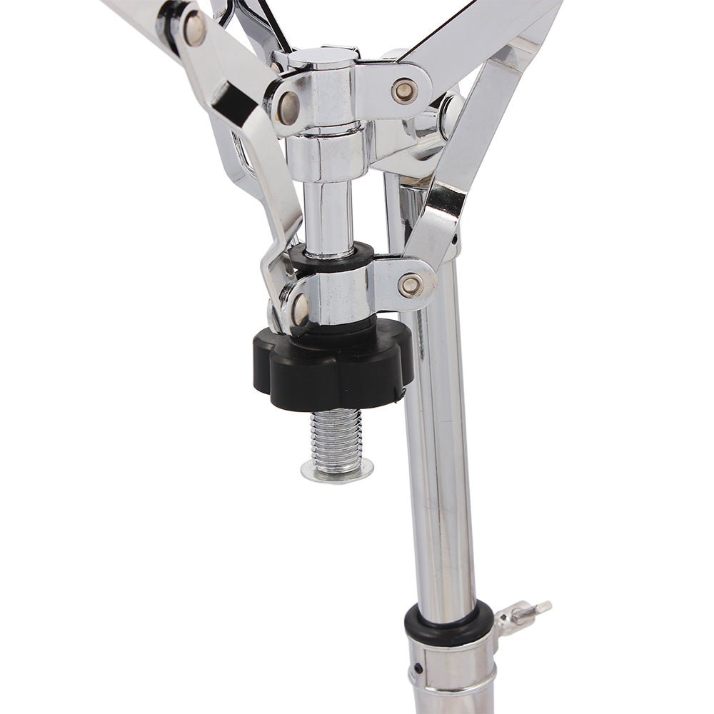 Szzzp Chrome Plated Dumb Snare Drum Stand Tripod Silver