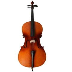 4/4 Acoustic Cello   Case   Bow   Rosin Wood Color