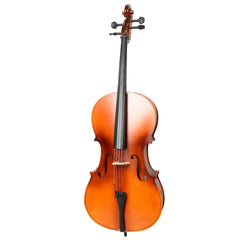 4/4 Acoustic Cello   Case   Bow   Rosin Wood Color