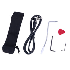 No logo Novice Entry Level 170 Electric Guitar HSH Pickup   Bag   Strap   Paddle   Rocker   Cable   Wrench Tool Sunset Color