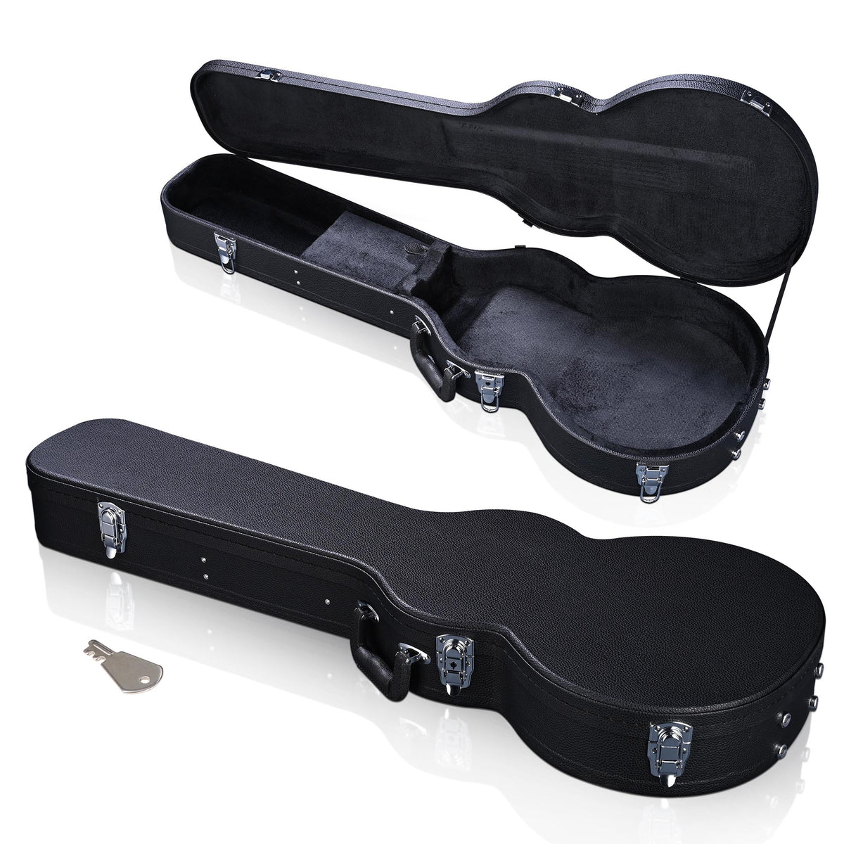 Guitar Hard Case for Acoustic Guitar  made of hard plywood wrapped in PU leather