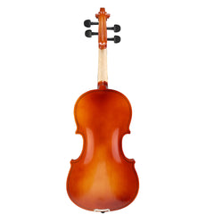 GV100 1/8 Acoustic Solid Wood Violin Case Bow Rosin Strings Shoulder Rest Natural