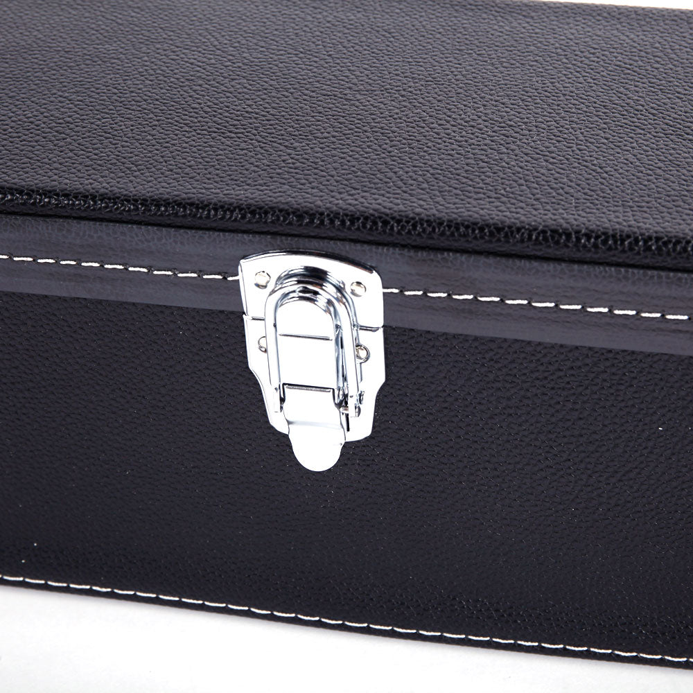 Szzzp 41" Folk Guitar Hardshell Carrying Case Fits Most Acoustic Guitars Microgroove Flat - Black