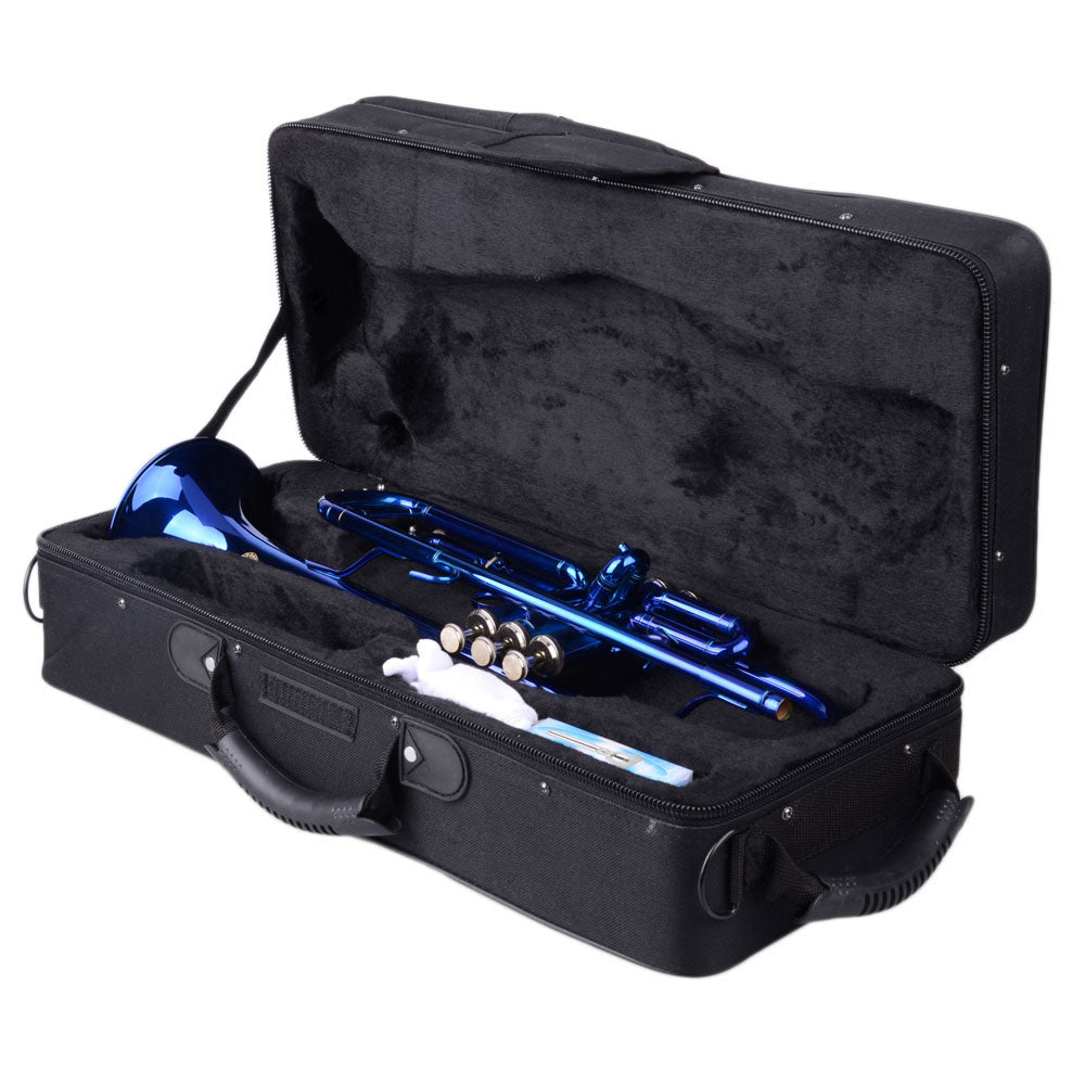Szzzp Brass B Flat Trumpet Gloves Set Blue