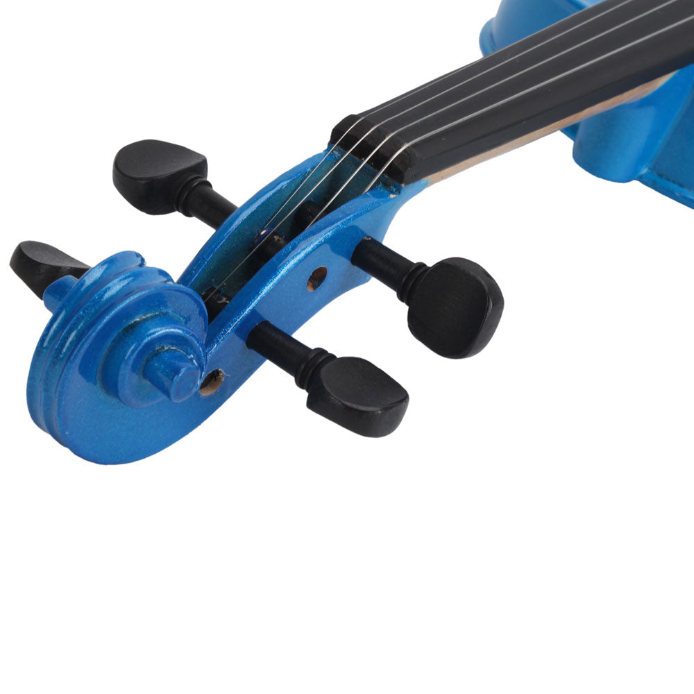 Szzzp 4/4 Acoustic Violin Case Bow Rosin Dark Blue