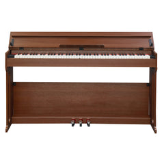 Szzzp GDP-107 88 Key Standard Full Weighted Keyboards Digital Piano with Furniture Stand, Audio and MIDI Bluetooth, Triple Pedals, Headphone，for Black Walnut