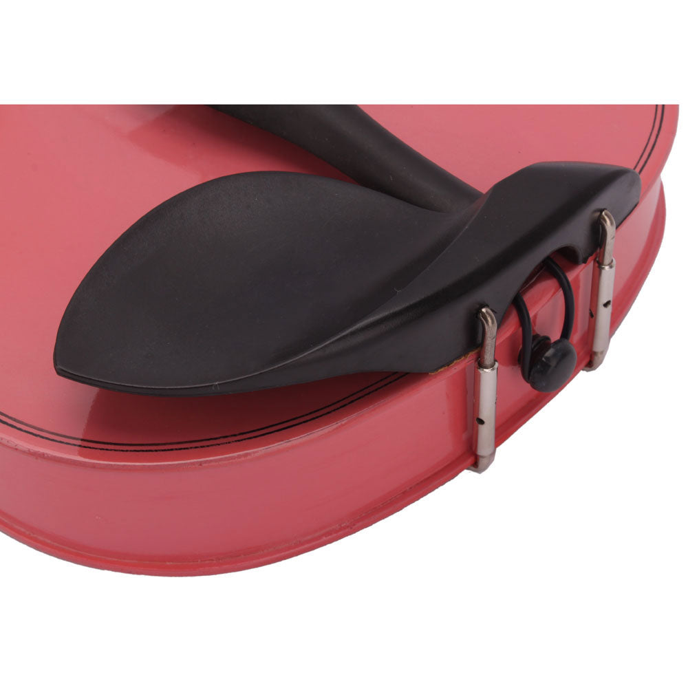 Szzzp 1/8 Acoustic Violin Case Bow Rosin Pink