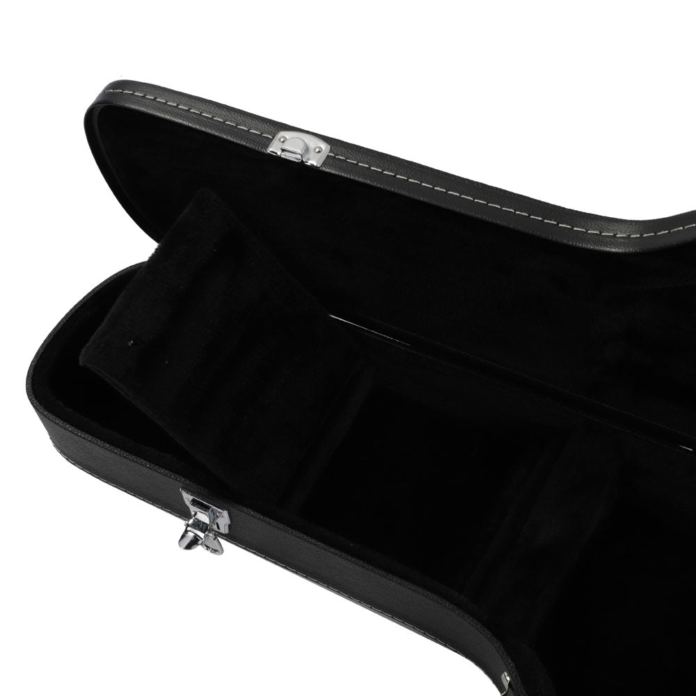 Szzzp ST High Grade Electric Guitar Hard Case Microgroove Flat Surface Straight Flange Black