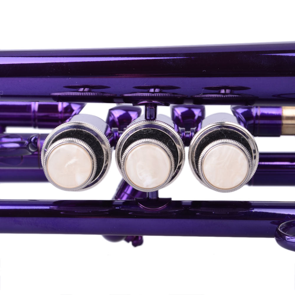 Szzzp Brass B Flat Trumpet Violet