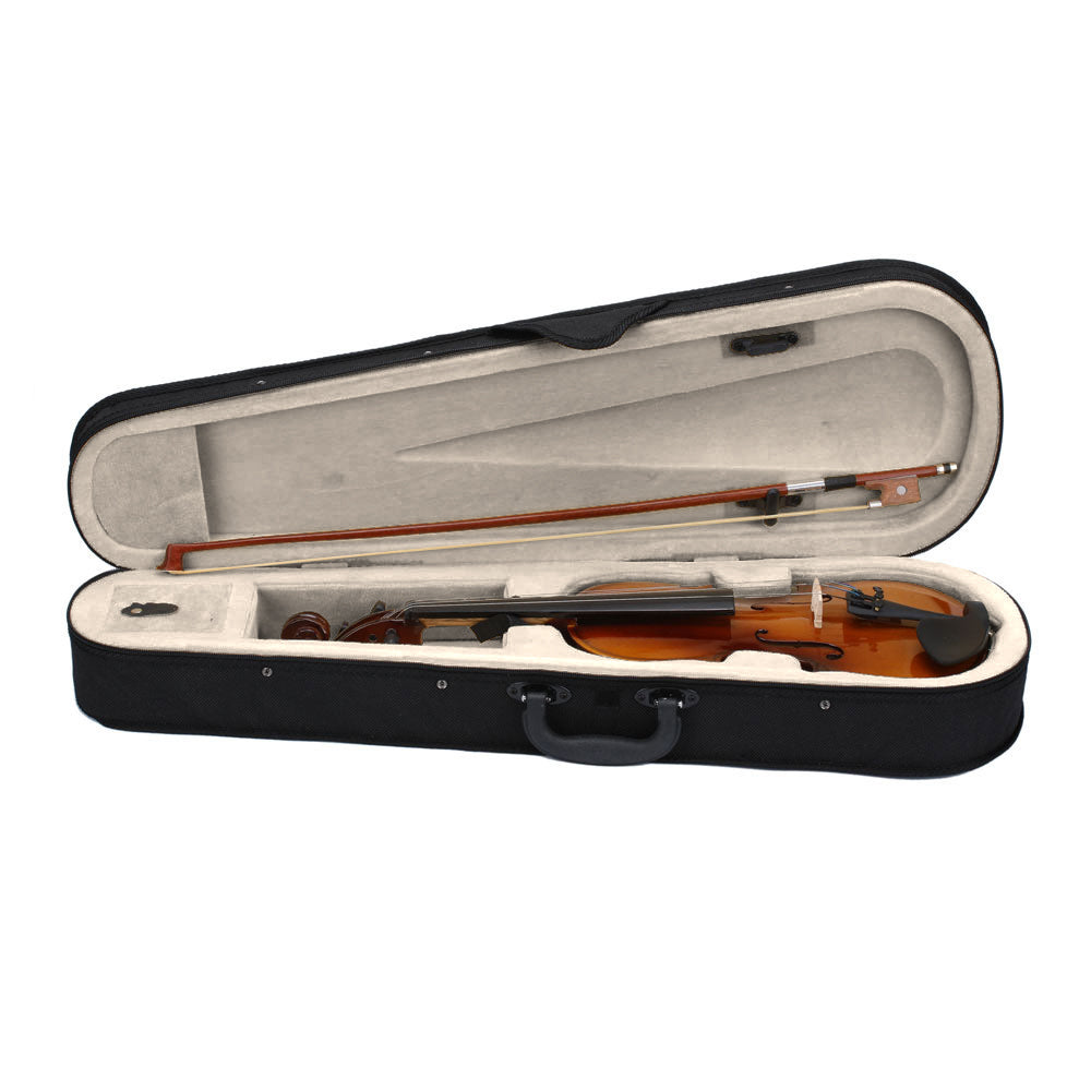 Szzzp 1/2 Acoustic Violin Case Bow Rosin Natural