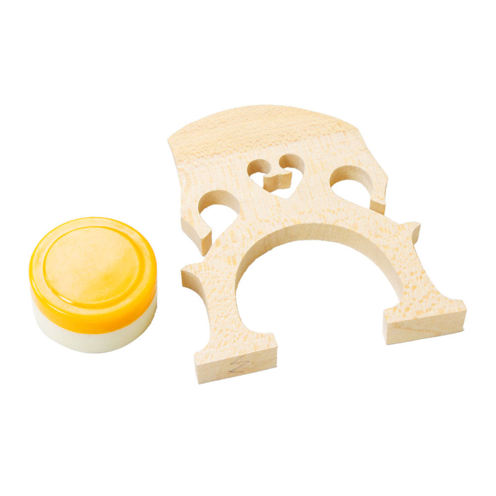 Szzzp 4/4 Wood Cello Bag Bow Rosin Bridge Natural