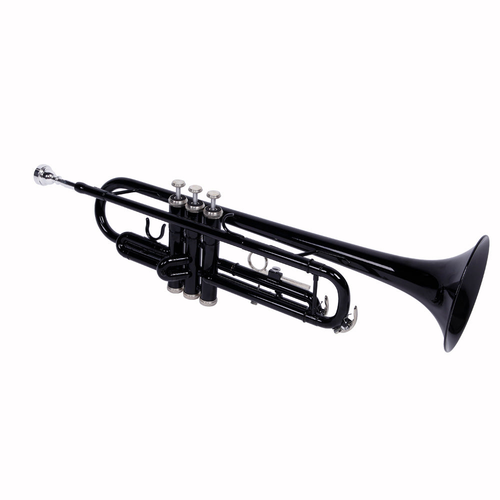 Szzzp Nickel Plating Trumpet Gloves Set Black