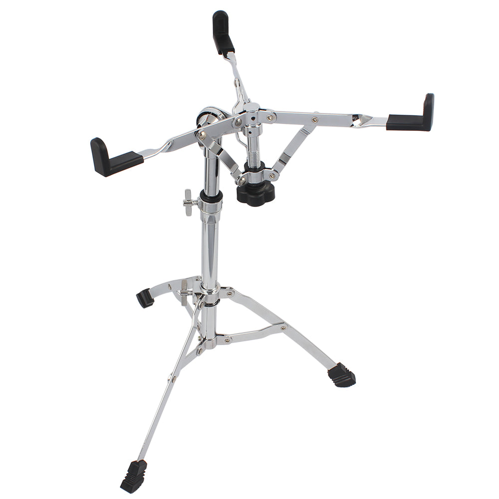 Szzzp Chrome Plated Dumb Snare Drum Stand Tripod Silver