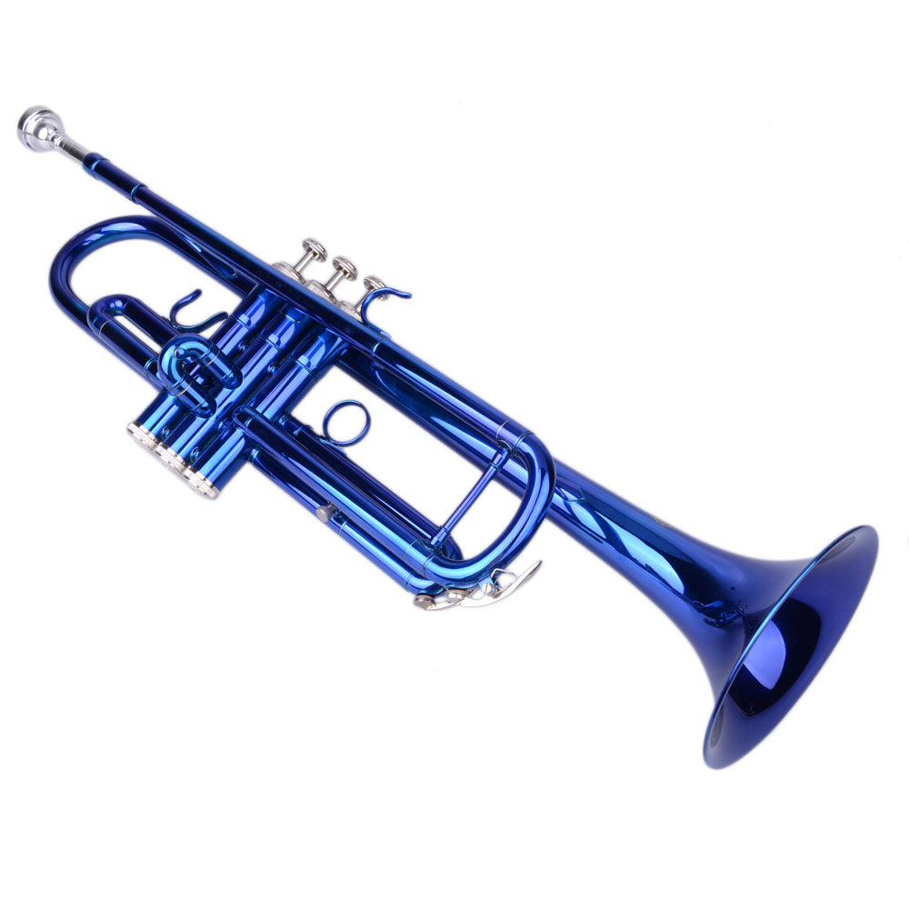 Szzzp Brass B Flat Trumpet Gloves Set Blue