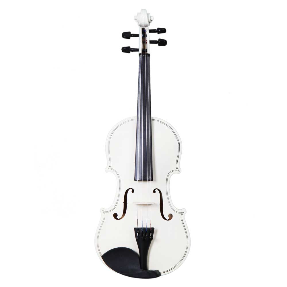 Szzzp  4/4 Acoustic Violin Case Bow Rosin - White