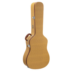 Szzzp 41" Folk Guitar Hardshell Carrying Case Fits Most Acoustic Guitars Microgroove Flat - Yellow