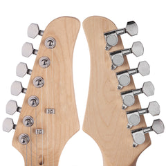 Szzzp Rosewood Fingerboard Electric Guitar Black - White