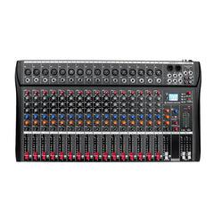 Szzzp Digital 16-Channel Mixer Sound Board Console Wireless Live Studio Audio Mixer Power Mixing USB (110V-220V)