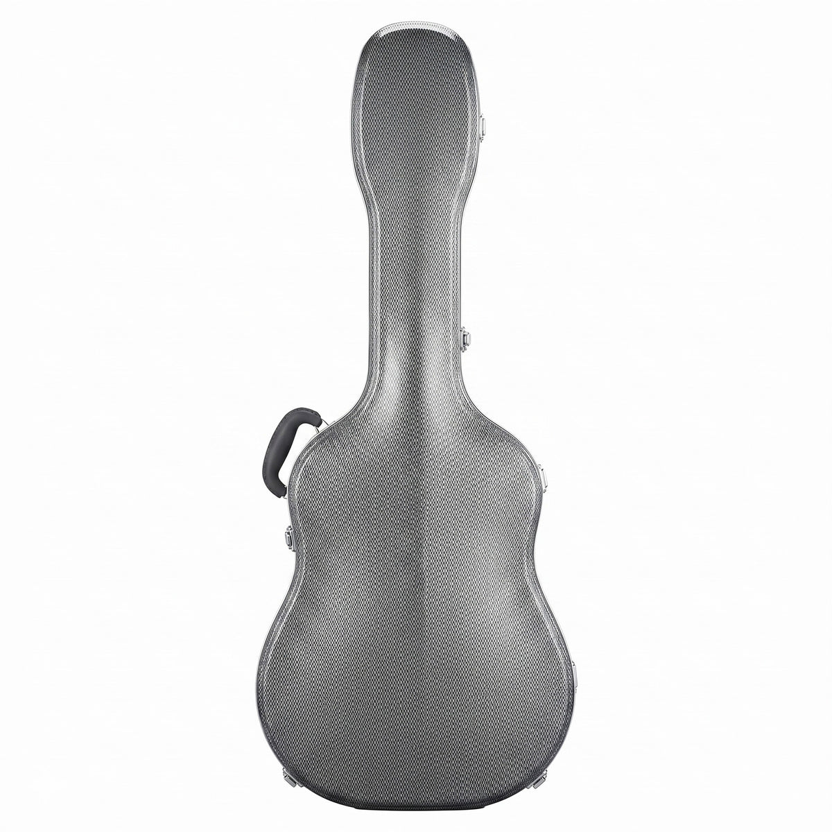 41" Folk Guitar ABS Molded Carrying Case Fits Most Acoustic Guitars Microgroove Grayish Blue