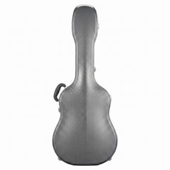 41" Folk Guitar ABS Molded Carrying Case Fits Most Acoustic Guitars Microgroove Grayish Blue