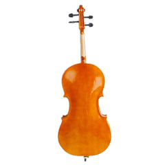 Szzzp 4/4 Wood Cello Bag Bow Rosin Bridge Natural