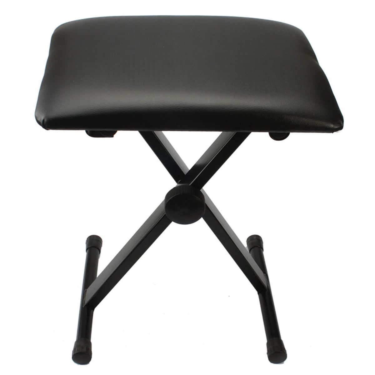 Szzzp Adjustable Folding Piano Bench Stool Seat Black