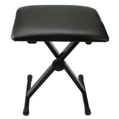 Szzzp Adjustable Folding Piano Bench Stool Seat Black
