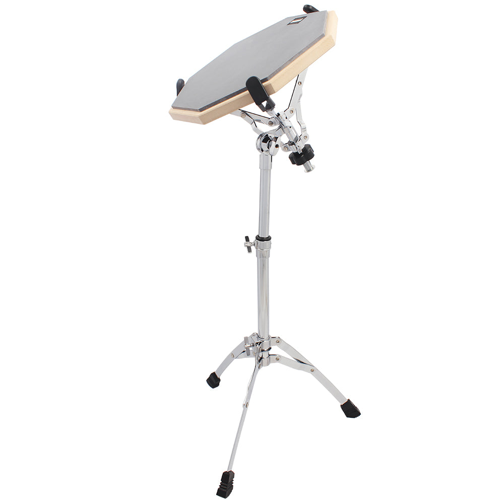 Szzzp Chrome Plated Dumb Snare Drum Stand Tripod Silver
