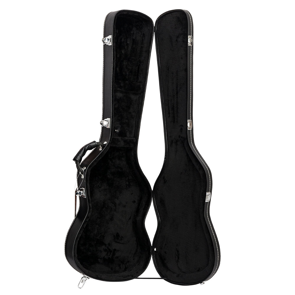 Szzzp  High Grade Electric Bass Microgroove Hard Case Black