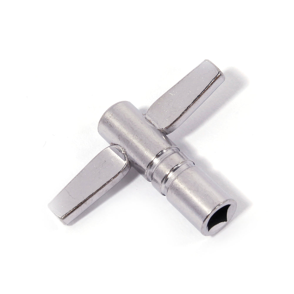 Szzzp 14 x10 inches Marching Drum Drumsticks Key Strap White