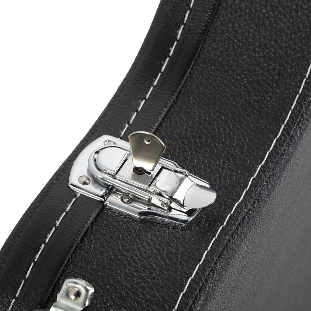 Szzzp ST High Grade Electric Guitar Hard Case Microgroove Flat Surface Straight Flange Black