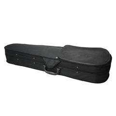 Szzzp Durable Cloth Fluff Triangle Shape Case with Silver Gray Lining for 4/4 Violin Black