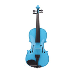 Szzzp 4/4 Acoustic Violin Case Bow Rosin - Blue